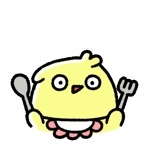 Lunch Chick Sticker