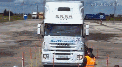 truck driver GIF