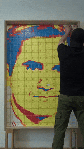 Roger Federer Art GIF