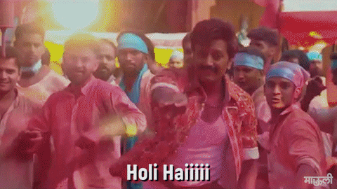 Happy Holi Festival GIF by MauliMovie - Find & Share on GIPHY