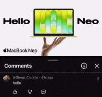 Say Hi Macbook GIF