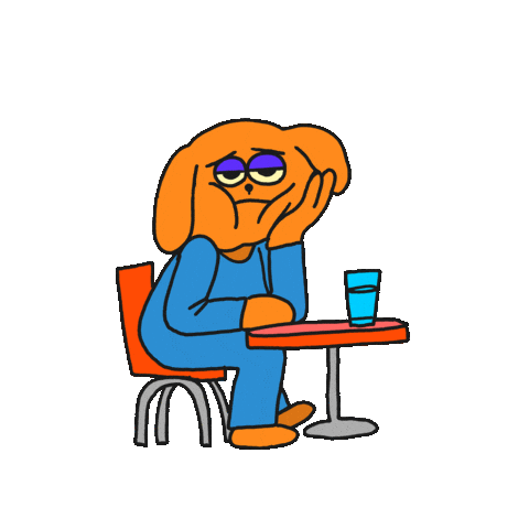 Bored Eyeroll Sticker by GIPHY Studios Originals