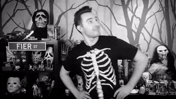 Skeleton Dance Dancing GIF by Dead Meat James