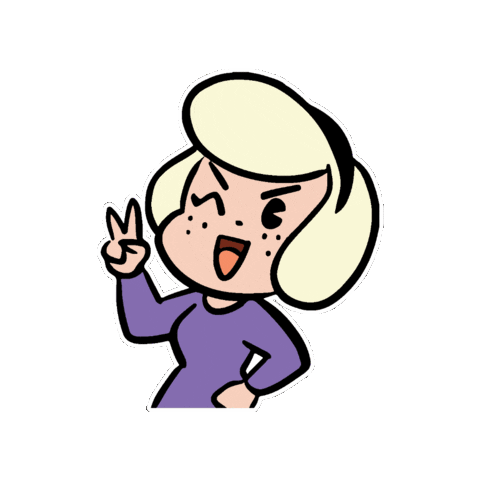 Sabrina The Teenage Witch Wink Sticker by Archie Comics