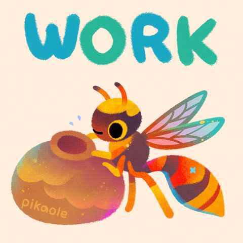 Work Bee GIF by pikaole