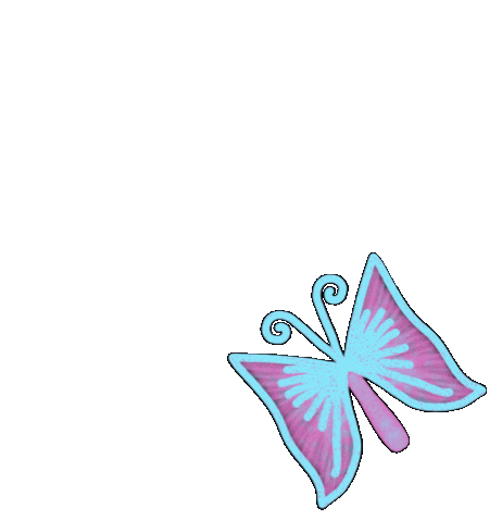 Butterfly Aki Sticker by Illustrator.aki