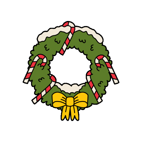 Candy Cane Snow Sticker by Maeve Chocolate