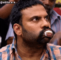 Funny Face Eating GIF