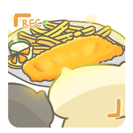 Eating Together Fish And Chips Sticker