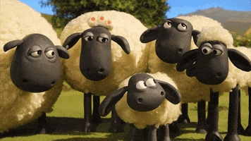 Shaun The Sheep Smile GIF by Aardman Animations