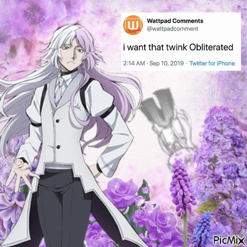 Bungo Stray Dogs Flowers GIF