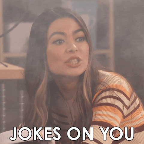 Miranda Cosgrove Jokes On You GIF by chescaleigh