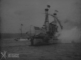 NationalWWIMuseum black and white military navy footage GIF
