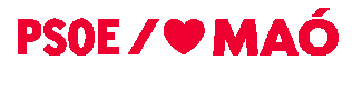 PSOE Maó Sticker