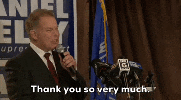 Thank You So Very Much Daniel Kelly GIF by GIPHY News