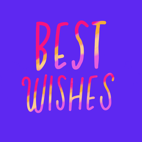 Greeting Best Wishes GIF by BrittDoesDesign