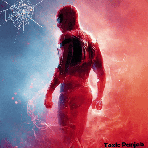 Iron Man Spiderman GIF