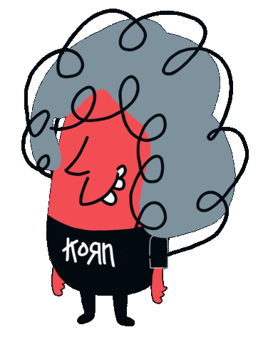 Rock Headbang Sticker