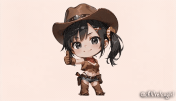 Cowgirl Kawaiigirl GIF