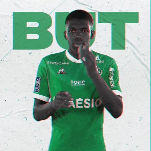 Football Scoring GIF by AS Saint-Étienne