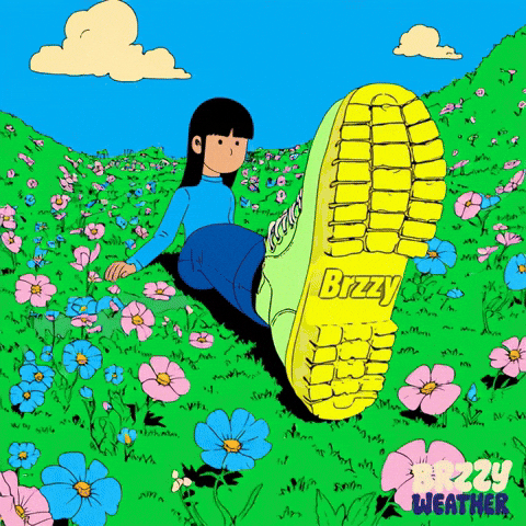 Perfect Weather Flowers GIF by Brzzy