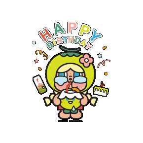 Coconut Crybaby Sticker by IF Singapore