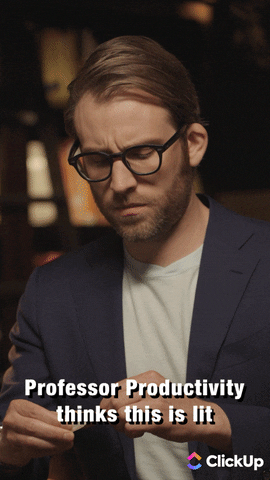 Work Professor GIF by ClickUp