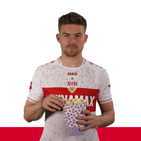 Maximilian Mittelstädt Popcorn GIF by VfB Stuttgart