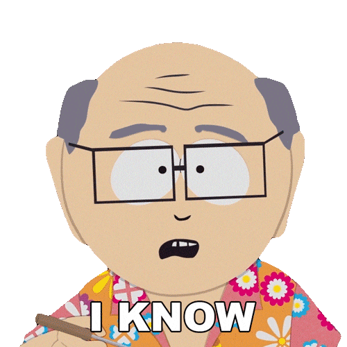 I Know Ik Sticker by South Park
