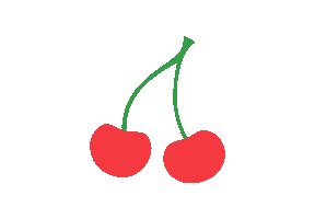 Fruit Cherry Sticker