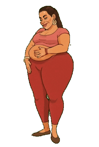 Bounce Belly Sticker by Noah Malloy