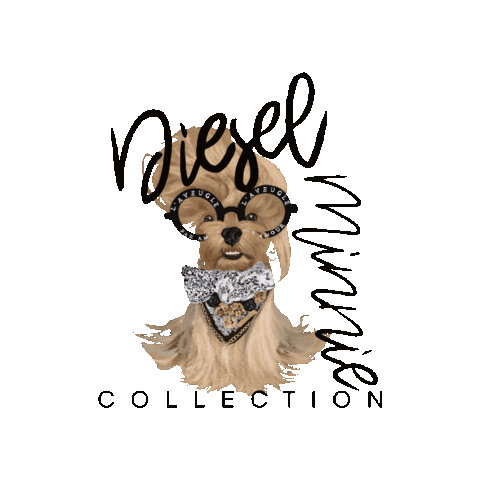 Yorkshire Terrier Fashion Sticker by Honey Boo Designs