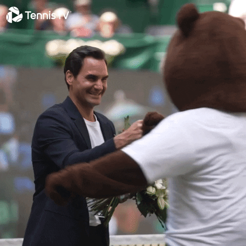 Roger Federer Love GIF by Tennis TV