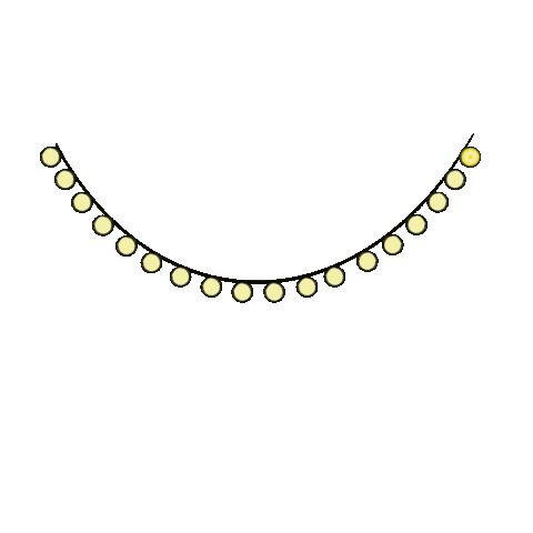 Lights Celebrate Sticker