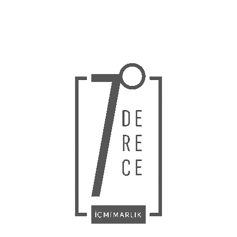 7Derece İçmimarlık Sticker