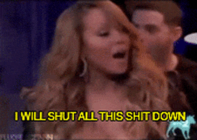 shut it down mariah carey GIF
