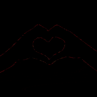 Love Symbol Hand Heart GIF