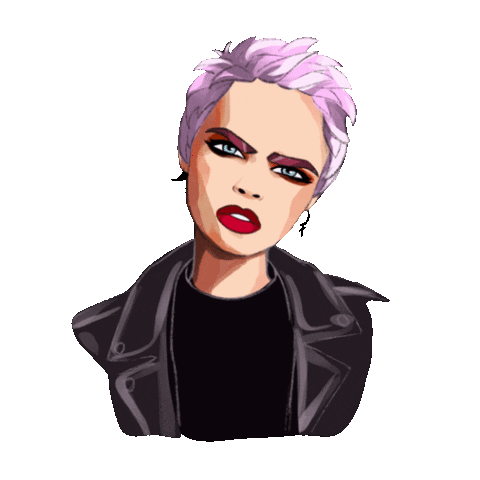 Girl Beauty Sticker