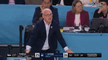 Frustrated National Championship GIF by NCAA March Madness
