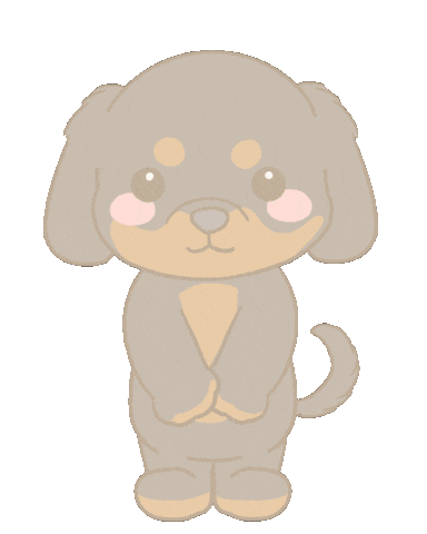 Thanks 犬 Sticker