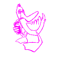 Pink Disco Sticker