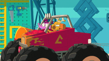Driving Monster Truck GIF by Happy Camper Média