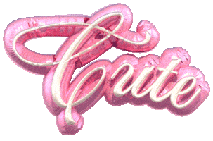 Pink Cutie Sticker by Aliina Kauranne