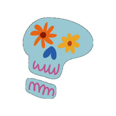 Dia De Los Muertos Calavera Sticker