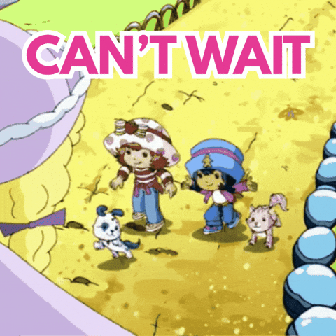 Excited Best Friends GIF by Strawberry Shortcake
