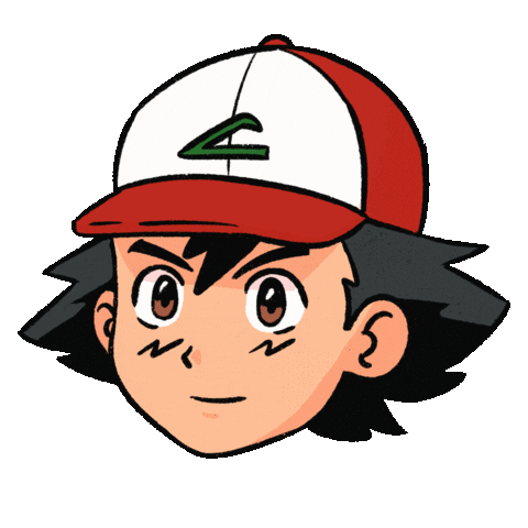 Ash Ketchum Pokemon Sticker