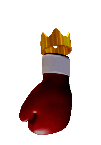 Boxing Crown Sticker