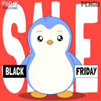 Add To Cart Black Friday GIF by Pudgy Penguins