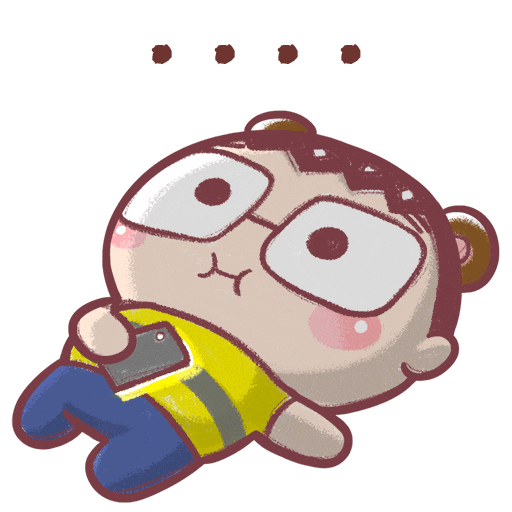 Sad Sticker by Bear Boss Buddies