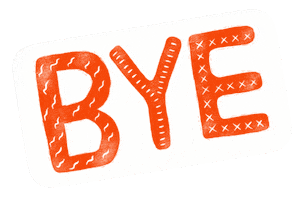 Bye Sticker
